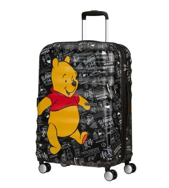 American Tourister Wavebreaker Disney - Spinner M, Kindergepäck, 67 cm, 64 L, Mehrfarbig (Winnie The Pooh)
