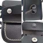 PU Lederen Messenger Kinderen Tas, Crossbody Tas met Strik, Meisjes Handtas met Strik, voor Feest, Winkelen, Fotografie, Performance (Zwart)