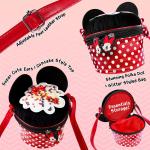Stitch tassen voor meisjes, tieners, Minnie Mouse meisjes, handtas, schoudertas voor kinderen, 3D crossbody-tas, steekgeschenken, Rood/Zwart Minnie, Eén maat