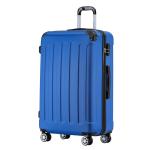 BEIBYE Harde koffer, trolleykoffer, rolkoffer, reiskoffer, handbagage, 4 wielen, M/L/XL, blauw