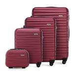 Wittchen hand, trolleykoffer, reiskoffer, capaciteit: 34 - 96 l. Gewicht: 2,6 - 4,1 kg., rood