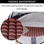 Laptoptas voor dames, ChaseChic waterdichte grote shopper klassieke leraressentas schoudertas voor school, 15,6" werktas met bagageriem bruin