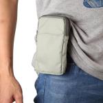 Heren mobiele telefoon heuptas, mobiele telefoon schoudertas heren, 6,9 inch mobiele telefoon schoudertas holster schoudertas portemonnee riemtas met riemclip mobiele telefoon heup