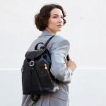 Time Resistance Leren rugzak voor dames, handgemaakt in Italië, 100% leren rugzak, vintage rugzak, damestas