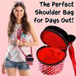 Stitch tassen voor meisjes, tieners, Minnie Mouse meisjes, handtas, schoudertas voor kinderen, 3D crossbody-tas, steekgeschenken, Rood/Zwart Minnie, Eén maat