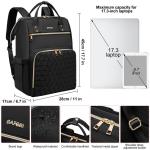 Mannen en vrouwen laptop rugzak, 17,3-inch brede USB oplaadpoort verpleegster rugzak, doctorale reisrugzak, gewatteerd