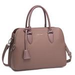- Dames Bugatti Handtas Draagtas - Shopper Tote PU Leer Schoudertas - Veel Zakken Vakken Rits Crossbodytas - Vrouwen Meisje Tassen - Mode Stad Werk - Oude Roos