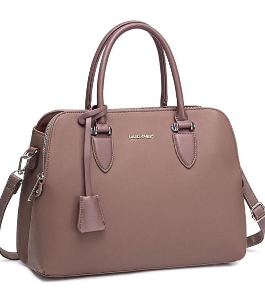 - Dames Bugatti Handtas Draagtas - Shopper Tote PU Leer Schoudertas - Veel Zakken Vakken Rits Crossbodytas - Vrouwen Meisje Tassen - Mode Stad Werk - Oude Roos