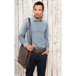 Oxford echt buffelleer messenger bag in vintage stijl