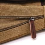 Outreo Heren-schoudertas, retro, schoudertas, vintage, aktetas, van canvas, boodschappentas, voor school, laptop, vrije tijd, beurs, handtas