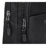 - Schoudertas voor heren - Schoudertas van nylon - Elegante praktische tas - Sport Werk Telefoon Reizen - Zwart, Borsttas, Eén maat, Stijlvol