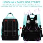 Laptop Rugzak voor Vrouwen Mannen, Reizen Werk Laptop Tas met USB-poort, 17.3 Inch Anti Diefstal Computer Rugzak Purse, Grote Unisex Casual Daypack, Lichtgroen