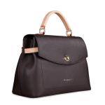 Ella dames hand- en schoudertas vintage, Bruin