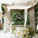 Draagtas, Draagtassen Dames, Boodschappentas, Schoudertas Stoffen Tas, Katoenen Tas, Jute Tas, Met Vintage Print, Canvas Tote Bag om te winkelen School