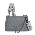 Unisex Boho Anti-Diefstal Clutch Crossbody, Grijs Heather, grijs-heide