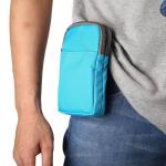 Mobiele telefoon heuptas heren blauw, mobiele telefoon schoudertas met portemonnee, 6,9 inch mobiele telefoon schoudertas holster portemonnee mobiele telefoon heuptas met riemclip 